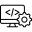 Icon representing the software powering drone light shows, designed for creating synchronized drone light displays in the drone light show business